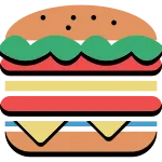 Burger Huge SVG Icon